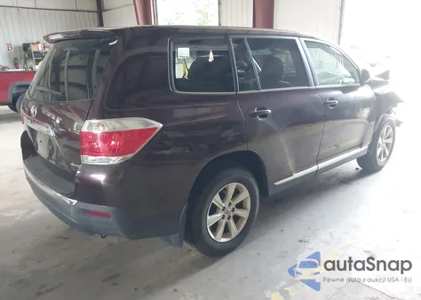 2013 Toyota Highlander Base V6 from USA, damaged, VIN 5TDBK3EH5DS213225